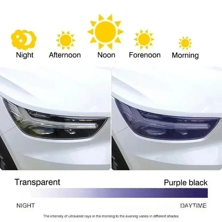 Automotive Headlight Tint Film – TPU Light Control & Color Change Wrap